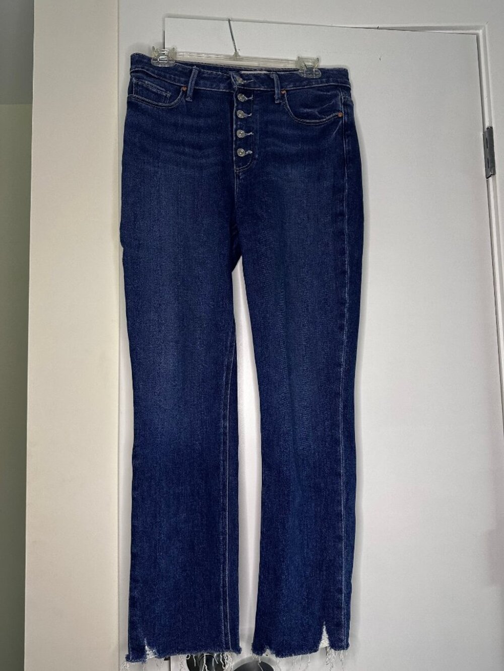 NWOT PAIGE Cindy Raw Hem High Rise